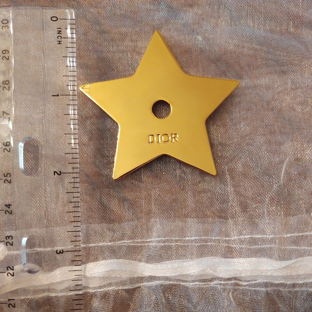 Dior Gold Star Ornament